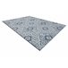 Alfombra de cuerda sisal COLOR Cuadrados Rombos 160x230 Azul