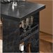 Mesa Alta de Bar con 3 Baldas SoBuy FWT100-SCH Negro
