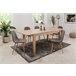 Mesa de comedor extensible BERGEN Roble