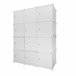 Armario Vestidor Cube Personalizable Boxed Elite 12 Cubos/Puertas 111 Blanco