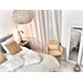 Beliani Espejo LUNEL 51x3 Blanco