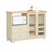 Aparador Cocina para microonda con 2 puertas SoBuy FSB81-MI 120 Beige