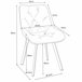 2x Silla tapizada capitoné de terciopelo SJ.33 Beige