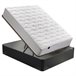 Colchón PEGASUS 8K BULTEX de material celular + canapé gratis Pikolin color wengué 