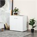 Aparador de Salón Melamina de Madera HOMCOM 70 Blanco