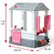 Casa Infantil de Juego Courtyard Cottage Rosa