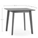 Juego de mesa y 4 sillas de comedor Corzo 80x80 Nogal