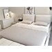 Beliani Cama con somier Chenilla MELLE 195x240 Beige