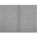 Beliani Cama de agua Piel NANTES 188x237 Gris Claro