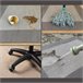 Alfombra vinilica, PVC antideslizante para interior y exterior Beige