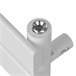 Radiador toallero mural Voss 528 W 12 lamas acero Blanco