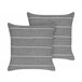 Beliani Cojín decorativo MILAS Gris