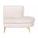 Beliani Sofá en U Terciopelo MOSS Beige