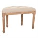Banqueta de madera Beige