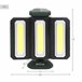 Aktive triple foco LED exterior 3 en 1 USB y powerbank 1500 lúmenes Negro
