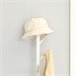 Perchero de Pie Metal, Madera Maciza HOMCOM Blanco