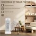 Calefactor Eléctrico ABS, PA HOMCOM, hogar - climatización Calefactor Eléctrico ABS, PA HOMCOM, hogar - climatización Blanco