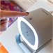 Altavoz Cargador Inalámbrico con LED Gris