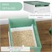 Arenero para Gatos PP PawHut, mascotas - accesorios para gatos Verde