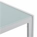 [casa.pro] set de muebles de jardín 2 x sillas sofá mesa Blanco
