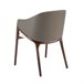 ANGEL CERDA Silla comedor tapizada tela y polipiel Beige