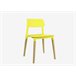 Silla de cocina fija AGATA Amarillo