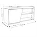 Banco FIONA 104x47 Gris/ Madera