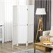 Biombo Madera de Paulownia HOMCOM, hogar - decoración Blanco
