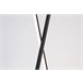 Lámpara de pie AKANE marca HANDEX 125cm Negro
