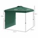 Carpa Plegable Acero, Tela Oxford Verde