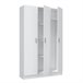 Armario multiusos de 3 puertas Armario multiusos de 3 puertas Blanco