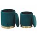 Conjunto de Puf MIRAMAR Beliani Conjunto de Puf MIRAMAR Beliani Azul/ Verde