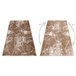 Alfombra MEFE moderna 2783 Mármol Structural dos niveles 140x190 Gris