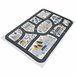 Alfombra De 80 X 150Cm 150x80 Gris