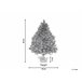 Beliani Árbol de Navidad RINGROSE Verde