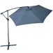 Parasol excéntrico banana 300 cm gris mástil aluminio Aktive Garden Gris
