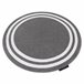 Alfombra HAMPTON cadre círculo 120x120 Gris