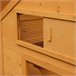 Gallinero de Madera Exterior Madera de abeto PawHut Marron