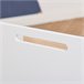 Caja de Almacenaje de Juguetes MDF y Madera de Pino HOMCOM 40 Blanco
