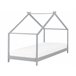 Beliani Cama con somier Madera de pino ORLU 207x94 Gris