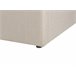 Beliani Cama con somier Poliéster DINAN 147x214 Beige