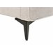 Beliani Cama con somier Poliéster VALOGNES 172x220 Gris Claro