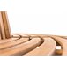 Banco de jardín - Leming - Madera 200x100 Marron