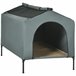 Caseta para Perros Tela Oxford, Acero PawHut 