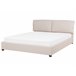 Beliani Cama de agua Poliéster BELFORT 191x212 Beige