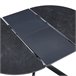 Mesa redonda extensible Onix 140x100 Negro