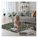 Acomoda Textil – Alfombra Infantil Ciudad Carretera para Jugar. 90x133 Gris