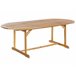 Beliani Conjunto de comedor MAUI II Madera Clara