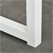 Mesa de Bar Tablero de MDF, Metal HOMCOM, hogar - cocina 115x55 Blanco