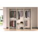 Armario BERGEN puertas batientes 240x238cm blanco Blanco Veta